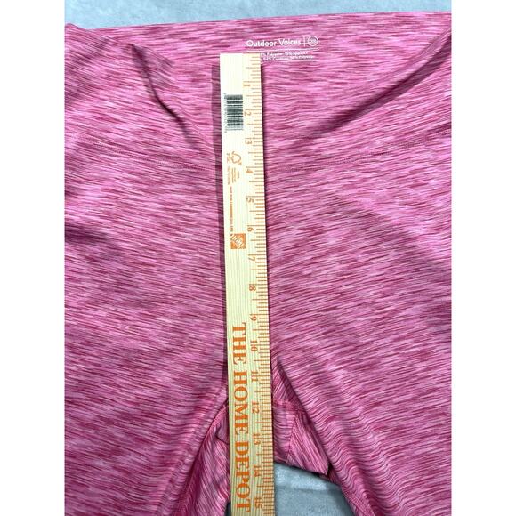 Outdoor Voices XXXL 3X Wild Pink Space Dyed 7/8 Leggings Cool Max NWT Comfort - Picture 9 of 10